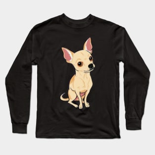 Animal dog bp chihuahua cute pet Long Sleeve T-Shirt